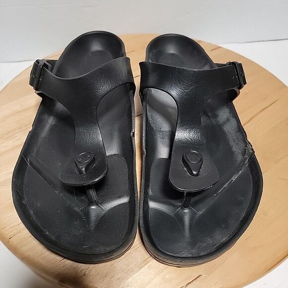 Birkenstock Women's Gizeh Essentials EVA Sandals Women’s 45  Black Waterproof - Picture 1 of 8